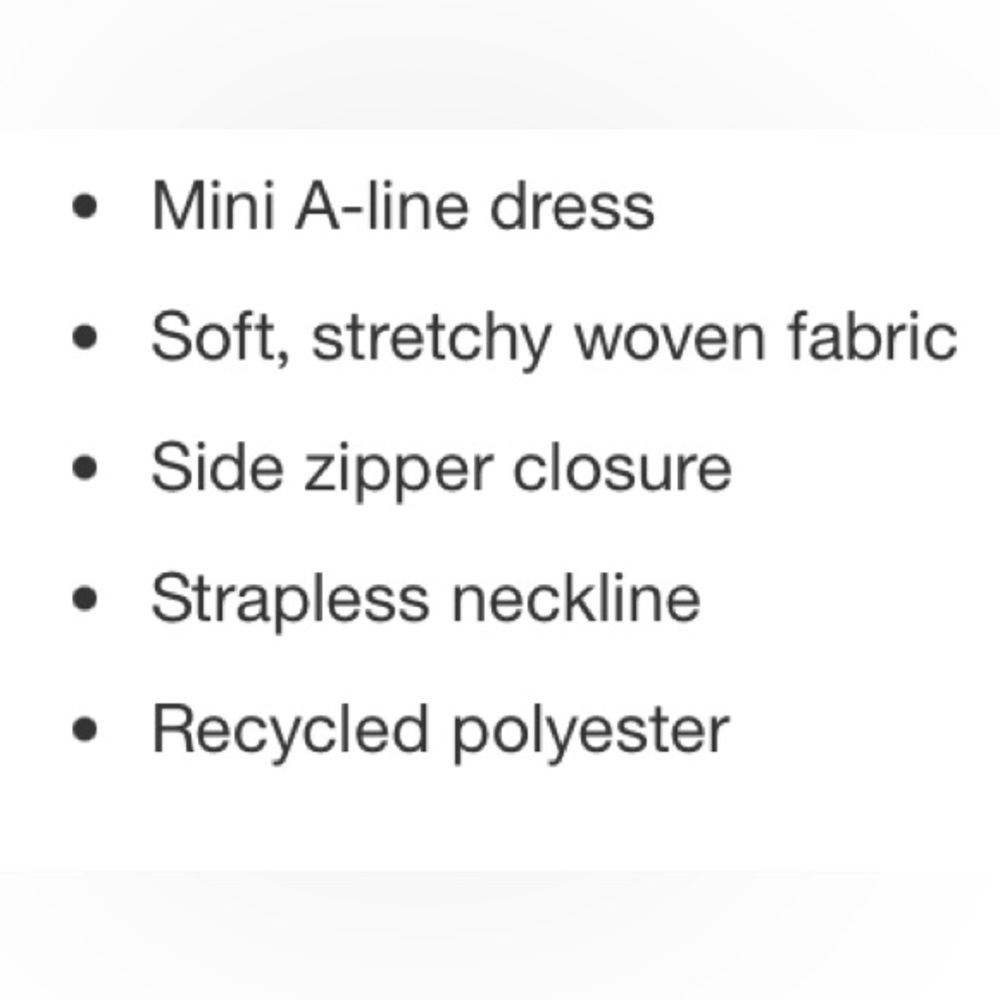 A New Day Strapless Mini A-Line Dress - Picture 4 of 10